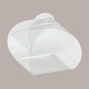 Scatola Valigetta Porta Torta Dessert Tortina Monoporzione Trasparente 12x12H10mm 20 Pezzi [1a8c3459]