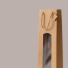 10 Pz Shopper Busta in Carta per Bottiglie Magnum Natural Edition con Finestra 13+11,4x44 cm [a9e68e86]
