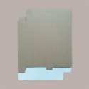 Scatola Porta Crostata 25x25H4cm in Cartoncino Avana con Finestra Ecolife 5 pezzi [4f992ea2]