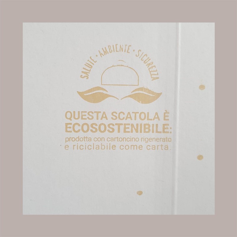 5 Pz Scatola Porta Crostata 25x25H4cm in Cartoncino Avana con Finestra Ecolife [96bf6daf]