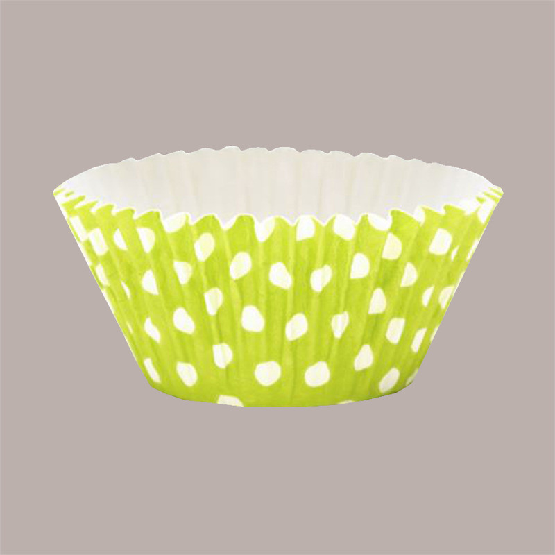 135 Pz Pirottino Rotondo Per Muffin O Cupcake In Carta Forno Verde A 