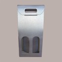 Scatola Astuccio Porta 2 Bottiglie 750 ml Olio Vino in Cartoncino grafica Skin Argento 180x90H395mm 10 Pezzi [1217c485]