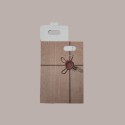 Scatola Porta 2 Bottiglie Olio Vino 750 ml in Carta Avana Grafica Ceralacca 180x90x390mm 10 Pezzi [7685b679]