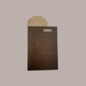 10 Pz Scatola Astuccio Porta 2 Bottiglie 750 ml Olio Vino in Cartoncino Marrone grafica effetto pelle 180x90x385mm [59d76444]
