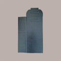 Scatola Astuccio Porta 2 Bottiglie 750 ml Olio Vino in Cartoncino Nero grafica effetto pelle 180x90H390mm 10 Pezzi [4863fadb]