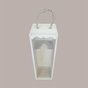 Scatola in Legno di Pino 750 ml Cassetta Stesa porta 1 Bottiglia Olio Vino con Finestra pvc 11x10H36cm [d5801f6f]