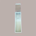 Scatola in Legno di Pino 750 ml Cassetta Stesa porta 1 Bottiglia Olio Vino con Finestra pvc 11x10H36cm [0ca65c62]