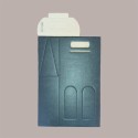 Scatola Astuccio Porta 2 Bottiglie 750 ml Olio Vino in Cartoncino grafica Seta Nero 180x90H385 mm 10 Pezzi [9a7d0817]