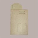 Scatola Porta 2 Bottiglie 750 ml Champagne Prosecco in Cartoncino Avana Liscio 200x100H390mm 10 Pezzi [599d5d19]