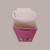 10 Pz Scatola Astuccio Porta 2 Bottiglie 750 ml Champagne in Cartoncino grafica Seta Bordeaux 200x100H385mm [a98c709e]