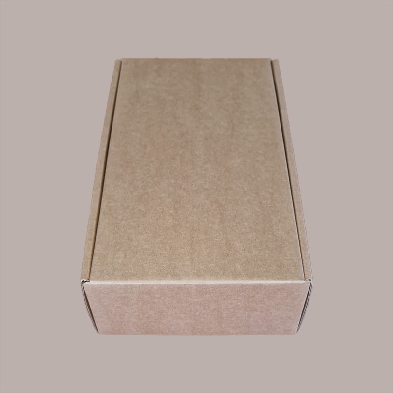 10 Pz Scatola Astuccio Porta 2 Bottiglie 750 ml Olio Vino Cantinetta Stesa in Cartoncino Avana 340x180H90mm [f6851ca5]