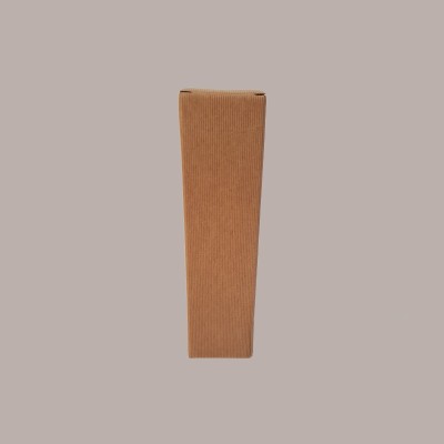 20 Pz Scatola Astuccio Porta 1 Bottiglia 750 ml Olio Vino in Cartoncino Onda Avana 90x90H345mm [664a42d0]