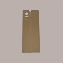 20 Pz Scatola Astuccio Porta 1 Bottiglia 750 ml Olio Vino in Cartoncino Onda Avana 90x90H345mm [672e1770]