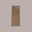 Scatola Astuccio Porta 1 Bottiglia 750 ml Olio Vino in Cartoncino Onda Avana 90x90H345mm 20 Pezzi [d033d674]