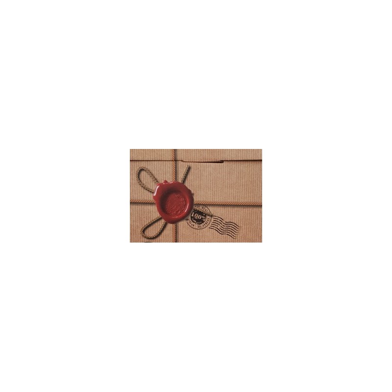 10 Pz Scatola Astuccio Porta 3 Bottiglie 750 ml Olio Vino in Cartoncino Avana Grafica Ceralacca 270x90x390mm [c1ddd55f]