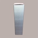 Scatola Astuccio Porta 1 Bottiglia Magnum in Cartoncino grafica Skin Argento 110x110H390mm 10 pezzi [0bc35df4]
