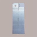 Scatola Astuccio Porta 1 Bottiglia Magnum in Cartoncino grafica Skin Argento 110x110H390mm 10 pezzi [0e931aea]