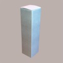 Scatola Astuccio Porta 1 Bottiglia 750 ml Olio Vino Cartoncino grafica Skin Argento 90x90H340mm 10 Pezzi [5549c6f8]