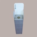 10 Pz Scatola Astuccio Porta 1 Bottiglia 750 ml Olio Vino Cartoncino grafica Skin Argento 90x90H340mm [3b7244f1]