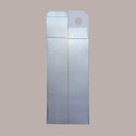 Scatola Astuccio Porta 1 Bottiglia 750 ml Olio Vino Cartoncino grafica Skin Argento 90x90H340mm 10 Pezzi [3e2203ef]