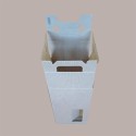5 Pz Scatola Astuccio Porta 4 Bottiglie 750 ml Olio Vino in Cartoncino Onda Avana 180x180H400mm [b1f6d57c]