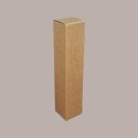 20 Pz Scatola Astuccio Porta 1 Bottiglia 250/500 ml Olio in Cartoncino Onda Avana Petit 55x55H240mm [53626f83]