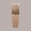20 Pz Scatola Astuccio Porta 1 Bottiglia 250/500 ml Olio in Cartoncino Onda Avana Petit 55x55H240mm [793f4415]