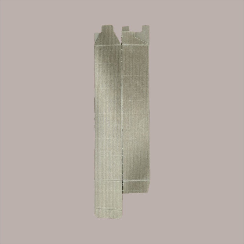 20 Pz Scatola Astuccio Porta 1 Bottiglia 250/500 ml Olio in Cartoncino Onda Avana Petit 55x55H240mm [7c6f030b]