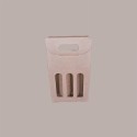 10 Pz Scatola Astuccio Porta 3 Bottiglie 500 ml Olio in Cartoncino Avana  Liscio 200x65H335mm [d290e716]