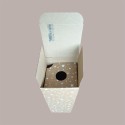 Scatola Astuccio Porta 1 Bottiglia 750 ml  Carta Avana Grafica Stelle Bianche Galaxy 90x90H340mm 10 pezzi [c9fbfd67]