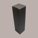 Scatola Astuccio Porta 1 Bottiglia 750 ml Olio Vino in Cartoncino Ondulato Nero 90x90H345mm 20 Pezzi [28b97b64]