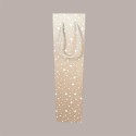 10 Pz Busta Porta 1 Bottiglia 750 ml Olio Vino Carta Marrone grafica Stelle Bianche Galaxy 95x95H380mm [7633e068]