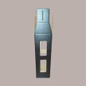 Scatola Astuccio Porta 1 Bottiglia 750 ml Olio Vino Cartoncino grafica Seta Nero a forma Lanterna 90x90H350mm 10 Pezz [3796e717]