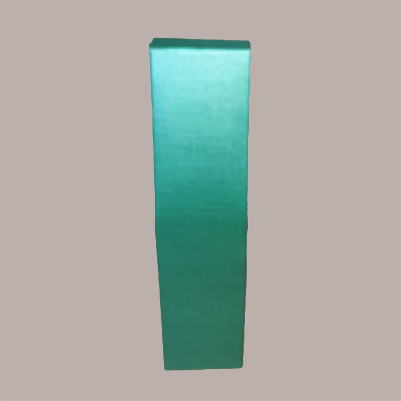 Scatola Astuccio Porta 1 Bottiglia 750 ml Olio Vino Cartoncino grafica Seta Verde 90x90H370mm 10 Pezzi [2ba329c8]