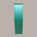 Scatola Astuccio Porta 1 Bottiglia 750 ml Olio Vino Cartoncino grafica Seta Verde 90x90H370mm 10 Pezzi [2ba329c8]