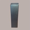 Scatola Astuccio Porta 1 Bottiglia 750 ml Olio Vino Cartoncino grafica Seta Nero 90x90H340mm 10 Pezzi [9c5ad32c]