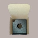 Scatola Astuccio Porta 1 Bottiglia 750 ml Olio Vino Cartoncino grafica Seta Nero 90x90H340mm 10 Pezzi [2b471228]