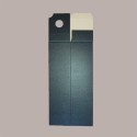 Scatola Astuccio Porta 1 Bottiglia 750 ml Olio Vino Cartoncino grafica Seta Nero 90x90H340mm 10 Pezzi [2e175536]