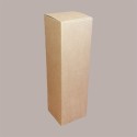 Scatola Astuccio Porta 1 Bottiglia 750 ml Champagne o Prosecco in Cartoncino Avana liscio 100x100H340mm 10 pezzi [b2f4b0b6]