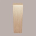 Scatola Astuccio Porta 1 Bottiglia 750 ml Champagne o Prosecco in Cartoncino Avana liscio 100x100H340mm 10 pezzi [6bd2f3bb]