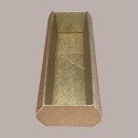 Scatola Porta 1 Bottiglia 750 ml Stesa Couvette Apertura a libro Oro e Nero 5 pezzi [f64024b5]