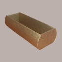 Scatola Porta 1 Bottiglia 750 ml Stesa Couvette Apertura a libro Oro e Nero 5 pezzi [f31063ab]
