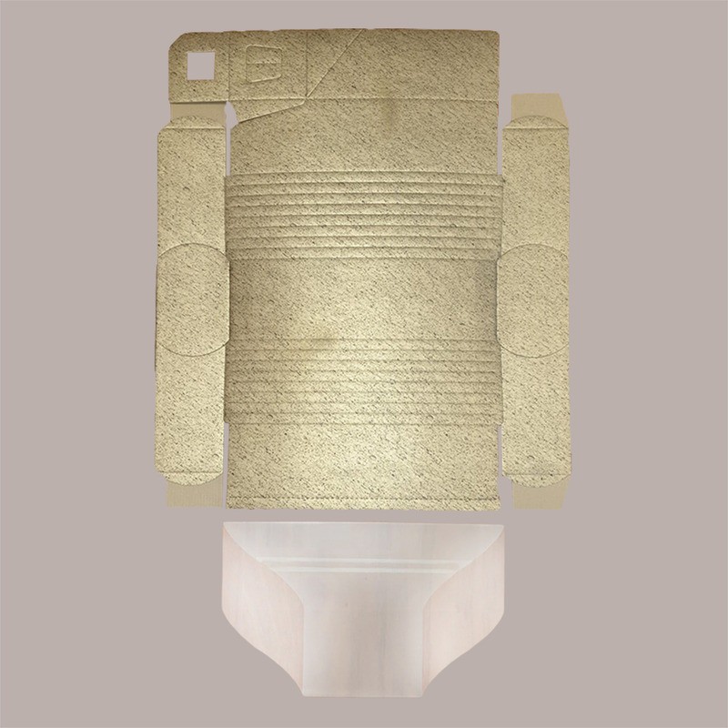 Scatola Porta 1 Bottiglia 750 ml Stesa Couvette Apertura a libro Oro e Nero 5 pezzi [978b6f9e]