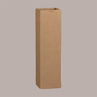 Scatola Astuccio Cartoncino Avana Porta 1 Bottiglia 750 ml Americana Sicura per Spedizione con Inserto + Fermacollo 1 [ddcb6950]