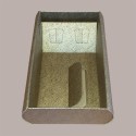 Scatola Porta 2 Bottiglie 750 ml Couvette Stese con Apertura a libro Oro e Nero 5 pezzi [67ff40dc]