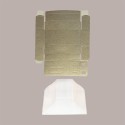 Scatola Porta 2 Bottiglie 750 ml Couvette Stese con Apertura a libro Oro e Nero 5 pezzi [d0e281d8]