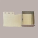 5 Pz Scatola Porta 3 Bottiglie 750 ml Couvette Stese con Apertura a libro Oro e Nero [574e59d9]