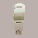 Scatola Astuccio Porta 1 Bottiglia 750 ml Olio Vino  in Cartoncino Avana con finestra 90x90H385mm [93c2915e]