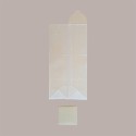 10 Pz Scatola Astuccio Porta 1 Bottiglia 750 ml Olio Vino in Plastica Trasparente 90x90H370mm [2ad5dee8]