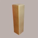 Scatola Astuccio Porta 1 Bottiglia 750 ml Champagne in Cartoncino grafica Skin Oro 100x100H340mm 10 Pezzi [ad775f58]